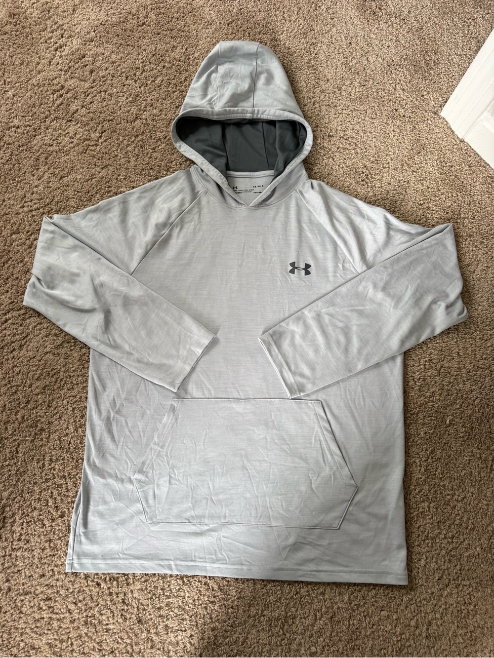 Under Armour Light Gray Men's Hooded Pullover